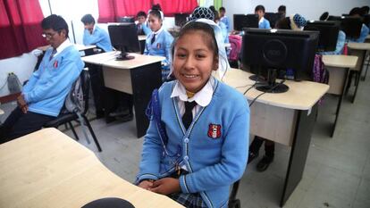 Institución Educativa Coras, en Perú.