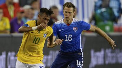 Neymar con Brasil.