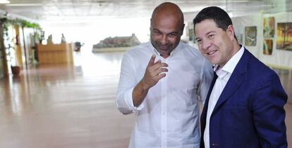 José García Molina (Podemos) y Emiliano García-Page (PSOE).