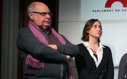 Llu&iacute;s Rabell, en el Parlament de Catalunya. 