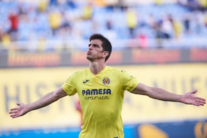 Gerard Moreno celebra un gol en un partido de esta temporada.