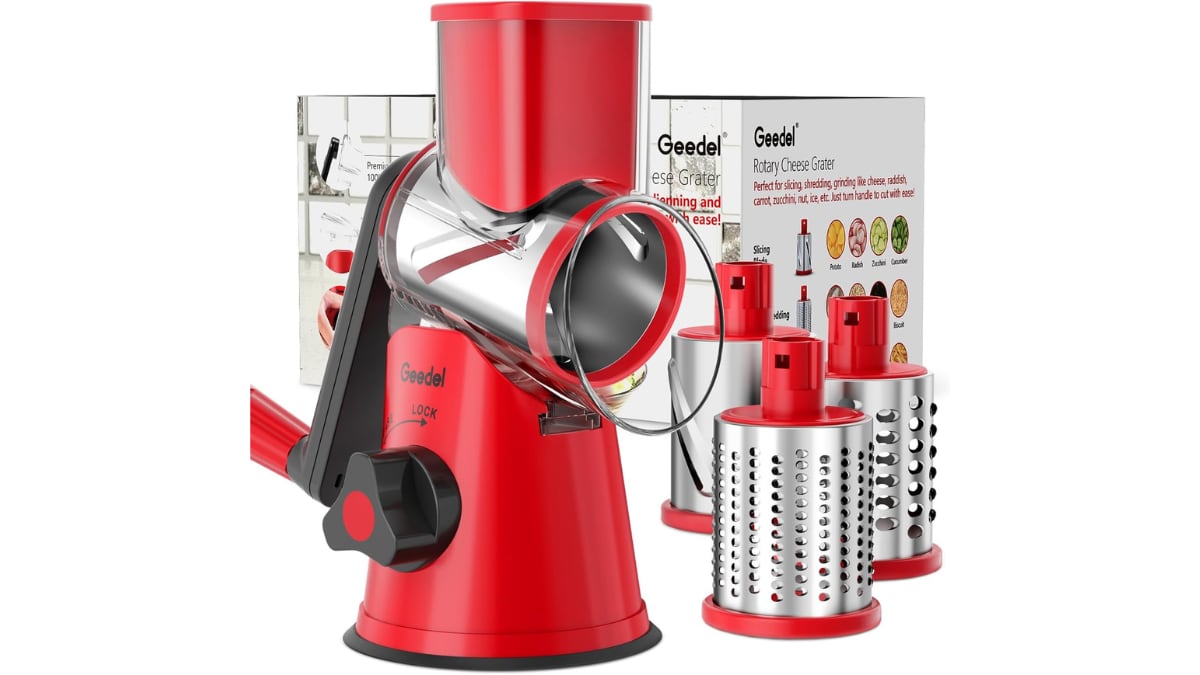 Rotary grater.