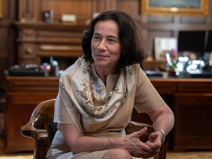 Rosanna Costa, presidenta del Banco Central de Chile, en enero de 2023.