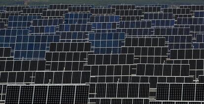 Una planta solar en España.