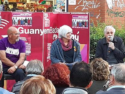 La candidata de Guanyem, Dolors Sabater, en un acte electoral.