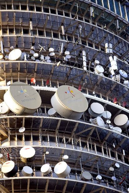 La torre de telecomunicaciones de Collserola, en Barcelona.