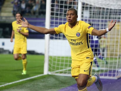 Kylian Mbapp&eacute;, el delantero estrella del PSG.