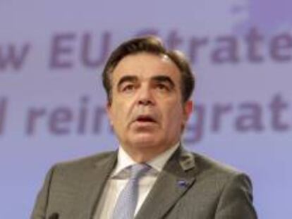 El vicepresidente de la Comisión Europea, Margaritis Schinas.