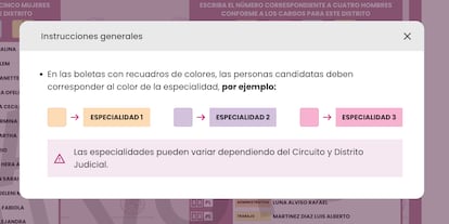 méxico-boletas elección judicial