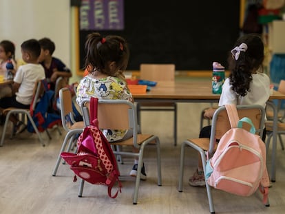 Una escuela catalana.