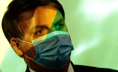 Jair Bolsonaro en una ceremonia en Brasilia, el 5 de agosto.