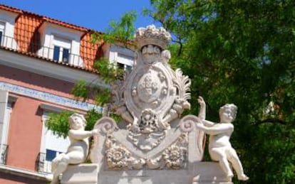 Detalle del antiguo hospital de São José, en Lisboa.