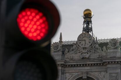 Fachada de la sede del Banco de España.