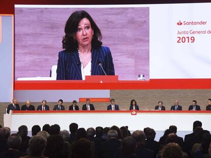 Junta de accionistas de Banco Santander