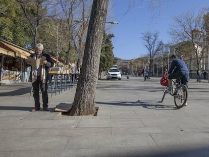 La Cuesta de Moyano de Madrid. 