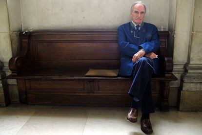 Jean Raspail en los tribunales de París en una foto sin fechar.