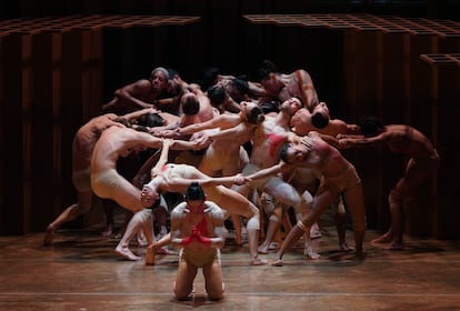 Un momento de 'Ukiyo-e', representado por el Ballet del Gran Teatro de Ginebra, ayer en el Teatro Real.