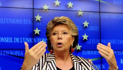 Viviane Reding, comisaria europea de Justicia