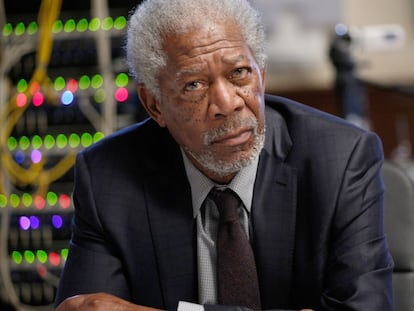 El actor Morgan Freeman.