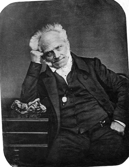 El filósofo Arthur Schopenhauer, en un retrato de 1855.