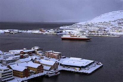 El puerto de Hammerfest ha sido tradicionalmente la puerta de entrada al Ártico.