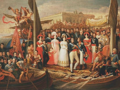 Desembarco de Fernando VII en el Puerto de Santa María.