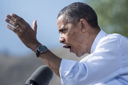 El presidente Barack Obama durante un mitin en Colorado este jueves 