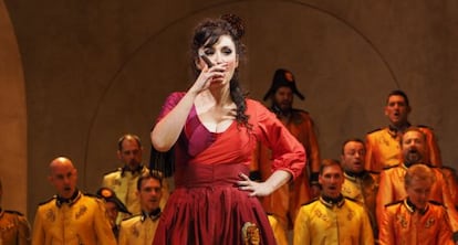 María José Montiel interpreta a la protagonista de 'Carmen'.