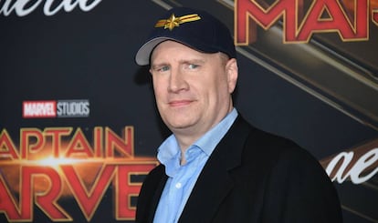 Kevin Feige en el estreno de Capitana Marvel en Hollywood en 2019.