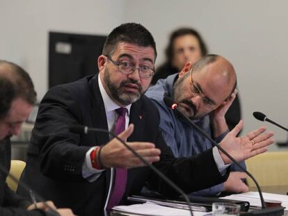 Carlos Sánchez Mato, durante la Comisión Extraordinaria de Economía y Hacienda del Ayuntamiento de Madrid.