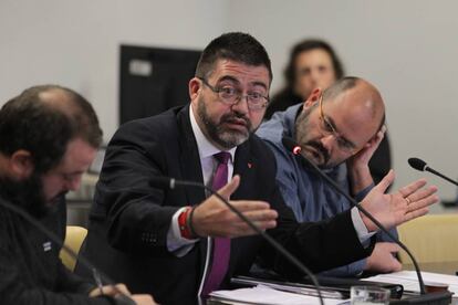 Carlos Sánchez Mato, durante la Comisión Extraordinaria de Economía y Hacienda del Ayuntamiento de Madrid.