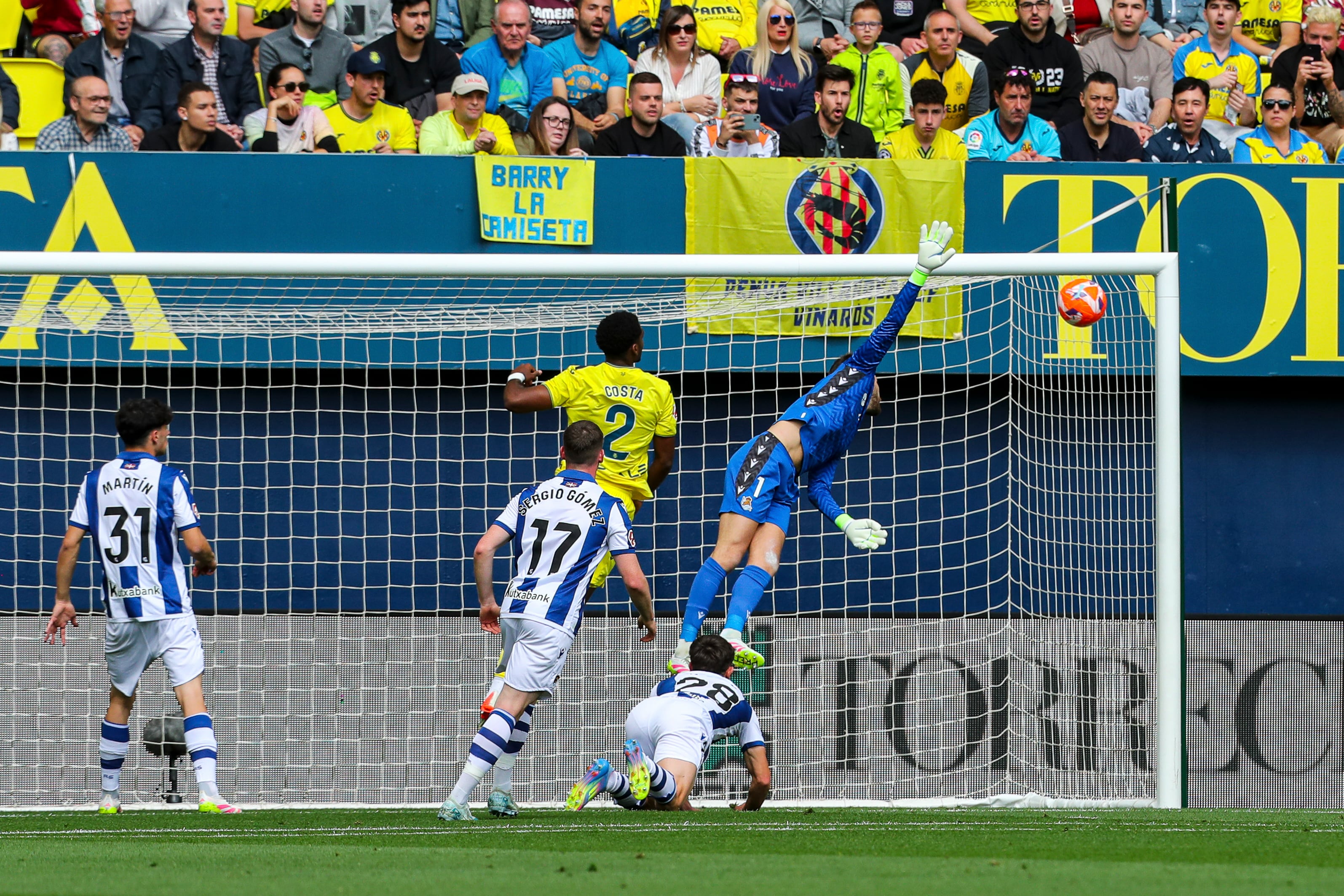 Tres goles anulados frustran al Villarreal ante la Real Sociedad