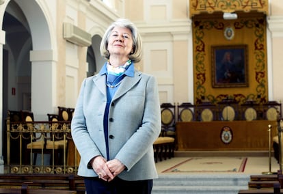 María Teresa Miras Portugal, presidenta de la Real Academia Nacional de Farmacia, en 2012.