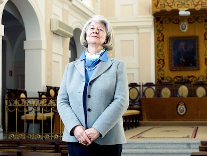María Teresa Miras Portugal, presidenta de la Real Academia Nacional de Farmacia, en 2012.