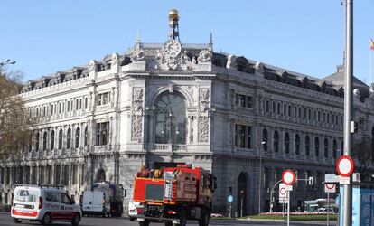 La sede del Banco de España, en Madrid