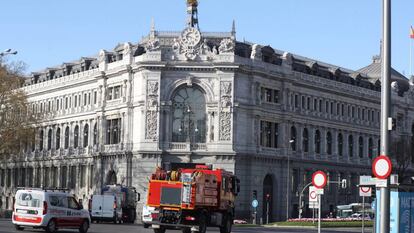 La sede del Banco de España, en Madrid
