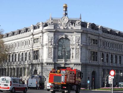 La sede del Banco de España, en Madrid