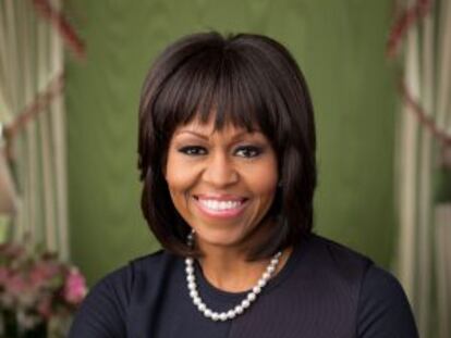El retrato oficial de Michelle Obama.