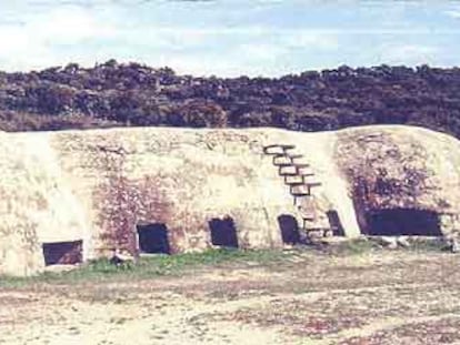 Fortín de Colmenar del Arroyo (Madrid), construido en 1938 para controlar la carretera de Fresnedillas.