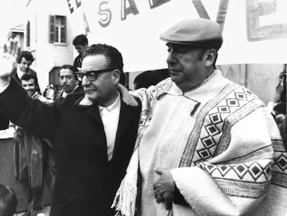 Salvador Allende e Pablo Neruda.