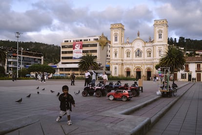 Plaza principal de Sogamoso, el 23 de julio de 2025.