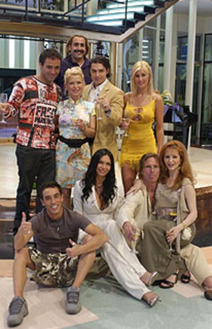 Participantes del concurso de Tele 5 <b><i>Hotel Glam.</b></i>