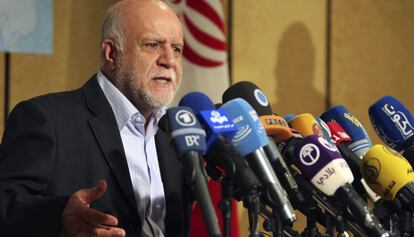 El ministro de Petr&oacute;leo iran&iacute;, Bijan Zanganeh. 