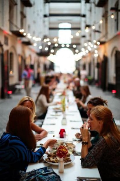 Restaurante del Felixpackhuis, en Amberes.