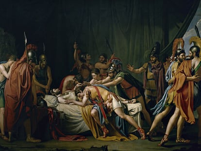 ´La muerte de Viriato' (1807), de José de Madrazo.