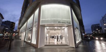 Tienda de Massimo Dutti en La Coruña.