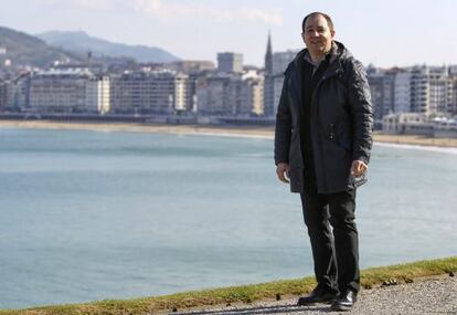 Pernando Barrena, dirigente de la izquierda abertzale, en San Sebastián.