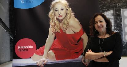 La actriz Carmen Machi, en la presentación de la obra 'Juicio a una zorra' en Bilbao el pasado mes de mayo.