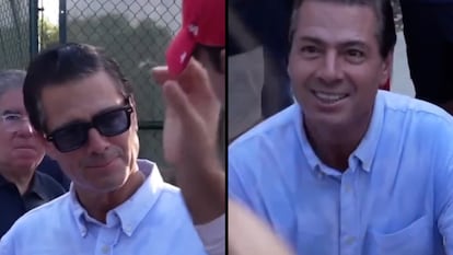 El expresidente Enrique Peña Nieto en Punta Cana, República Dominicana, en un video de redes sociales sin datar.