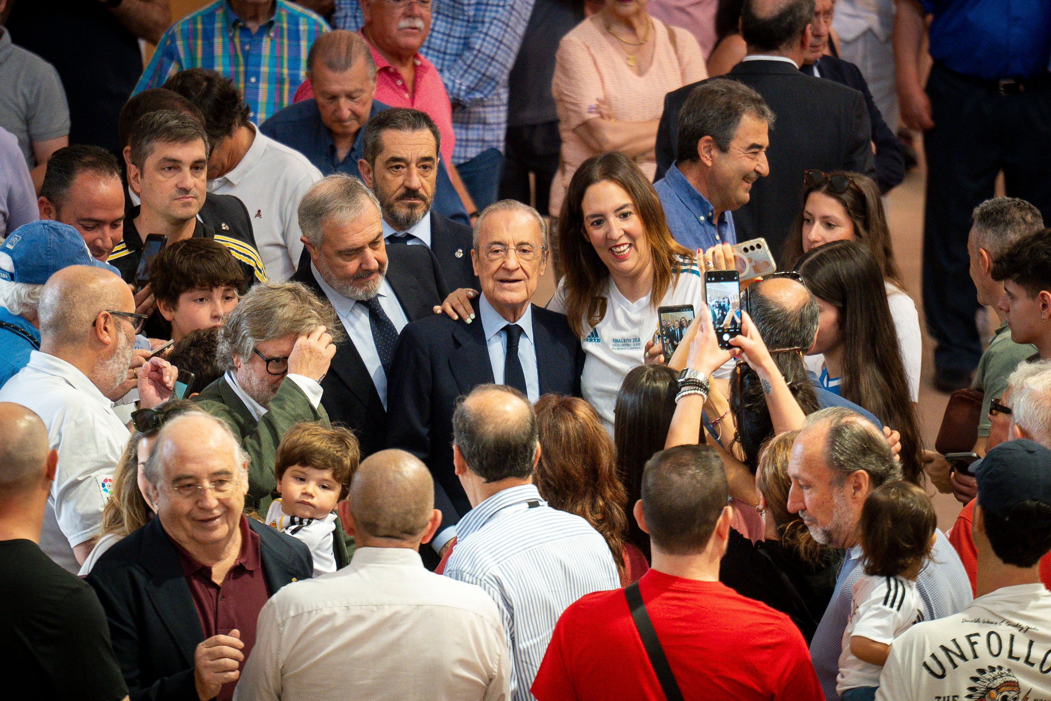 Florentino Pérez y Enrique Riquelme, unas elecciones en el R